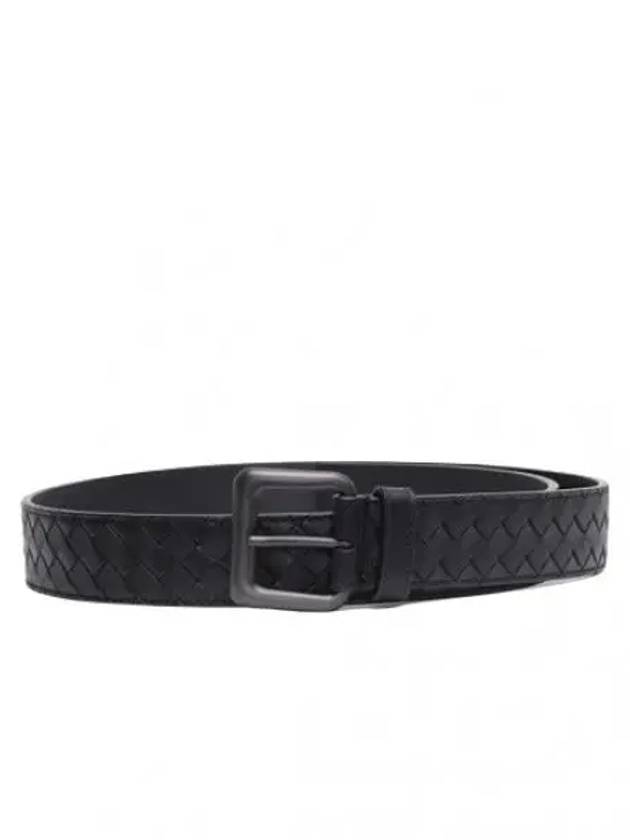 Nero Intrecciato Belt Men s Waistband - BOTTEGA VENETA - BALAAN 1