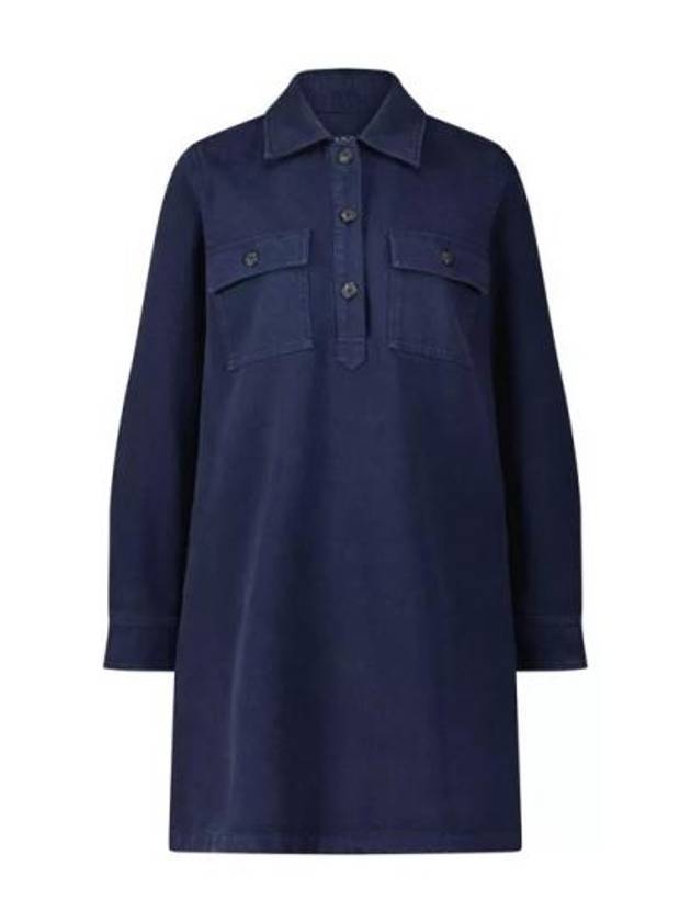 Mia Denim Short Dress Navy - A.P.C. - BALAAN 2