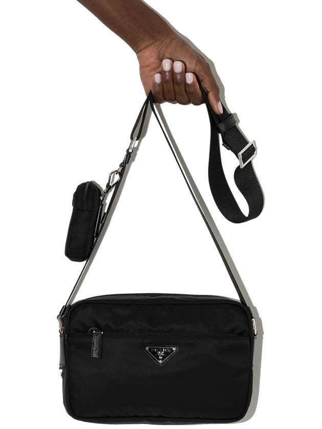 Re-Nylon Rectangle Shoulder Bag Black - PRADA - BALAAN 4