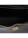 Logo Chain Leather Shoulder Bag Black - TORY BURCH - BALAAN 5