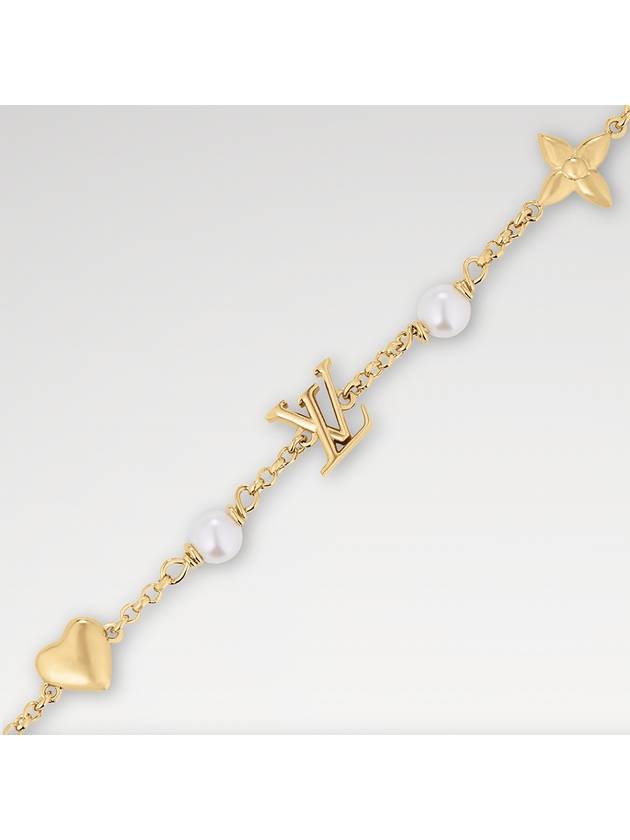 LV Heart Bracelet Gold - LOUIS VUITTON - BALAAN 3