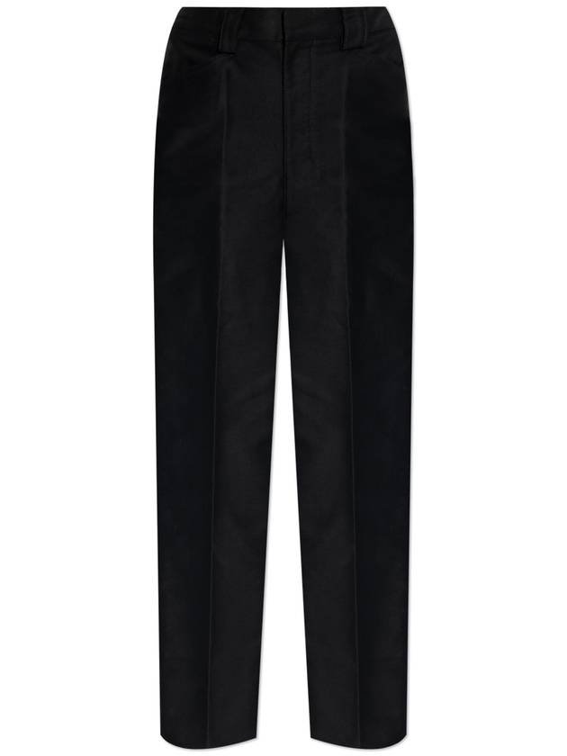 Women s Pleated Straight Pants Black - LEMAIRE - BALAAN 2