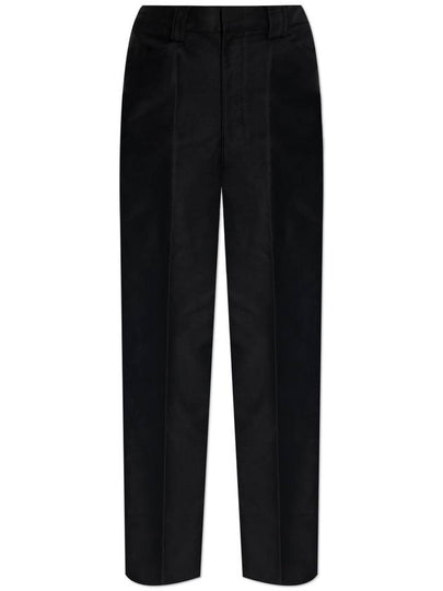 Women s Pleated Straight Pants Black - LEMAIRE - BALAAN 2