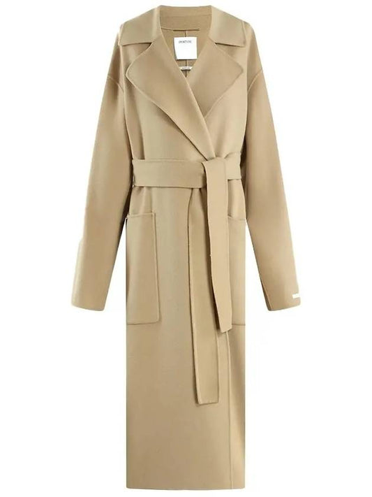 Polka wool coat beige 12011021600 016 - MAX MARA - BALAAN 1