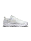 Air Force 1 Low Crater Flyknit Low Top Sneakers White - NIKE - BALAAN 1