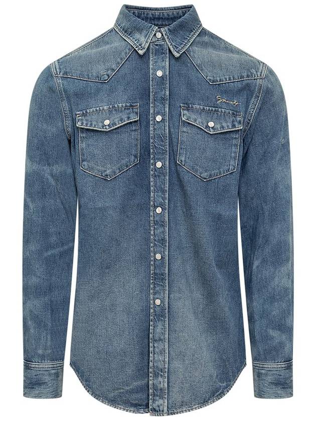 Givenchy Straight Denim Shirt - GIVENCHY - BALAAN 1