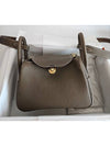 Mini Lindy 19 Etope gold plated B engraving Mini Lindy Lindy bag H079086CC - HERMES - BALAAN 1