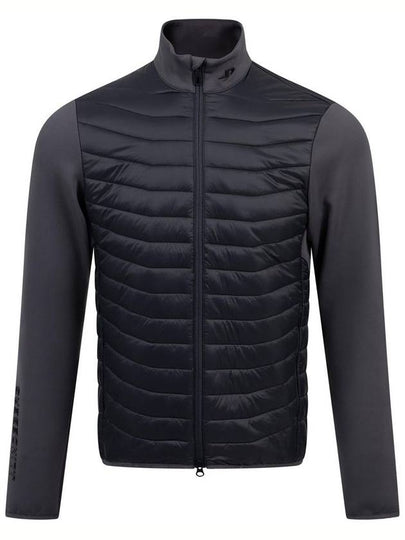 Men's Holden Quilt Hybrid Jacket Asphalt - J.LINDEBERG - BALAAN 2