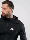 01943325010Advance 15 Knit Hooded JacketBlack - NIKE - BALAAN 6