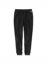 Midweight Tapered Loose Fit Track Pants Black - CARHARTT - BALAAN 3