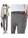 Washing Jennifer Crop Jeans Grey - DSQUARED2 - BALAAN 2