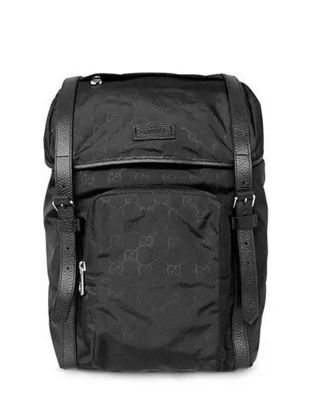 GG Logo Fabric Backpack Black - GUCCI - BALAAN 2