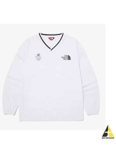 The North Face OM5MQ02A PO Team Korea Ice Run V Crew Neck - THE NORTH FACE - BALAAN 1