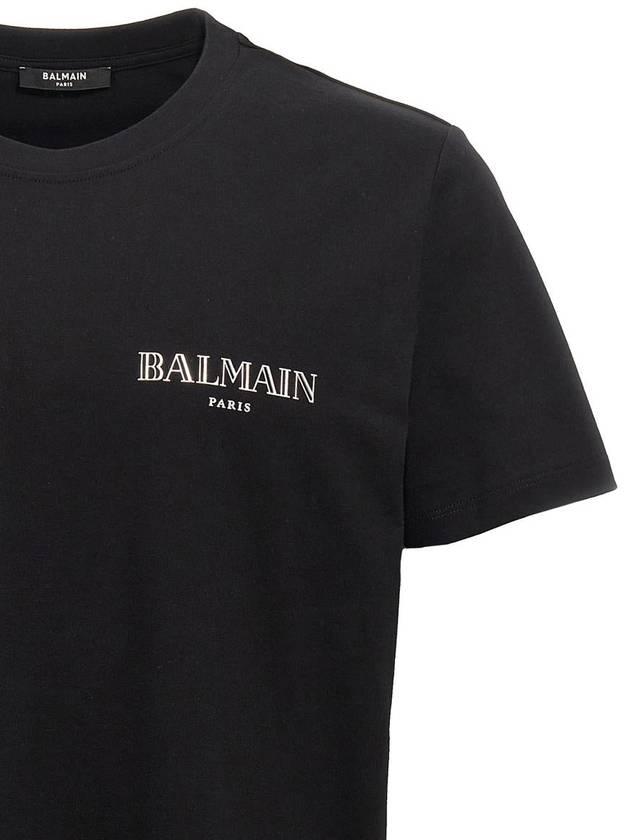 Balmain 'Silver Balmain Vintage' T-Shirt - BALMAIN - BALAAN 3