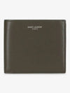 East West Leather Half Wallet Light Musk - SAINT LAURENT - BALAAN 2