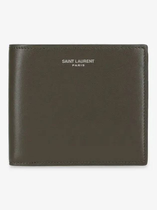 East West Leather Half Wallet Light Musk - SAINT LAURENT - BALAAN 2