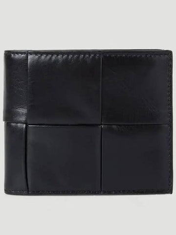 Bottega Veneta Intreccio Wave Debossed Logo Befold Wallet - BOTTEGA VENETA - BALAAN 1