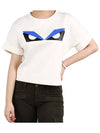 Monster Neoprene Short Sleeve Sweatshirt - FENDI - BALAAN 3