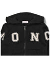 Kids Women Hooded Zip Up Black 8G000 04 899PS 999 - MONCLER - BALAAN 4