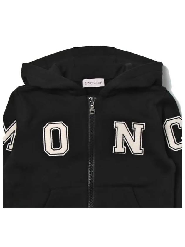 Kids Women Hooded Zip Up Black 8G000 04 899PS 999 - MONCLER - BALAAN 4