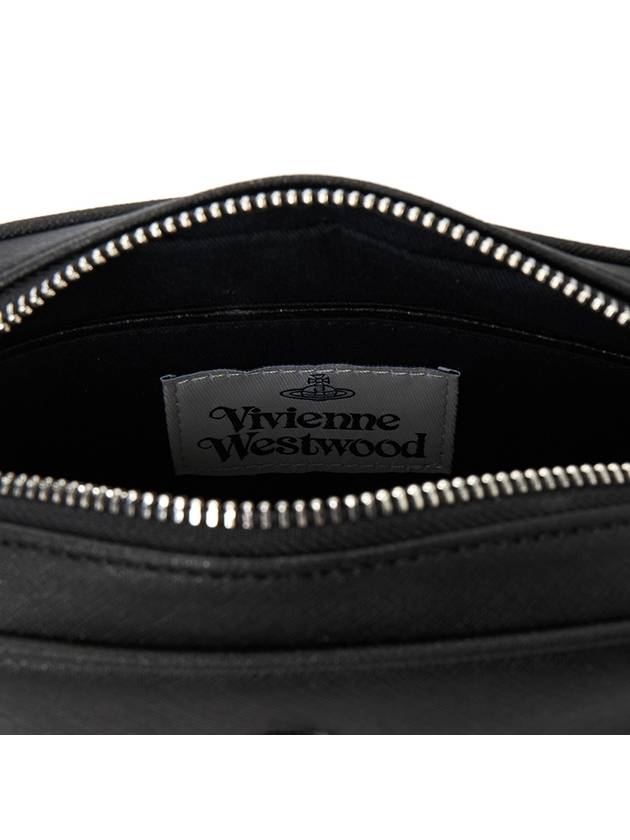 ORB logo Anna cross bag black - VIVIENNE WESTWOOD - BALAAN 10