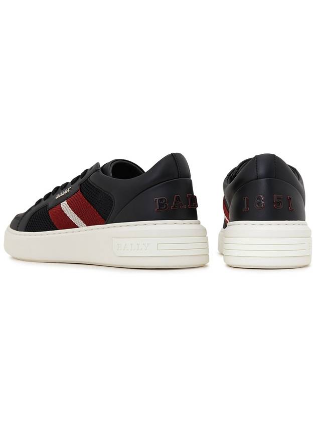 Men's Melys Low Top Sneakers Black - BALLY - BALAAN 8