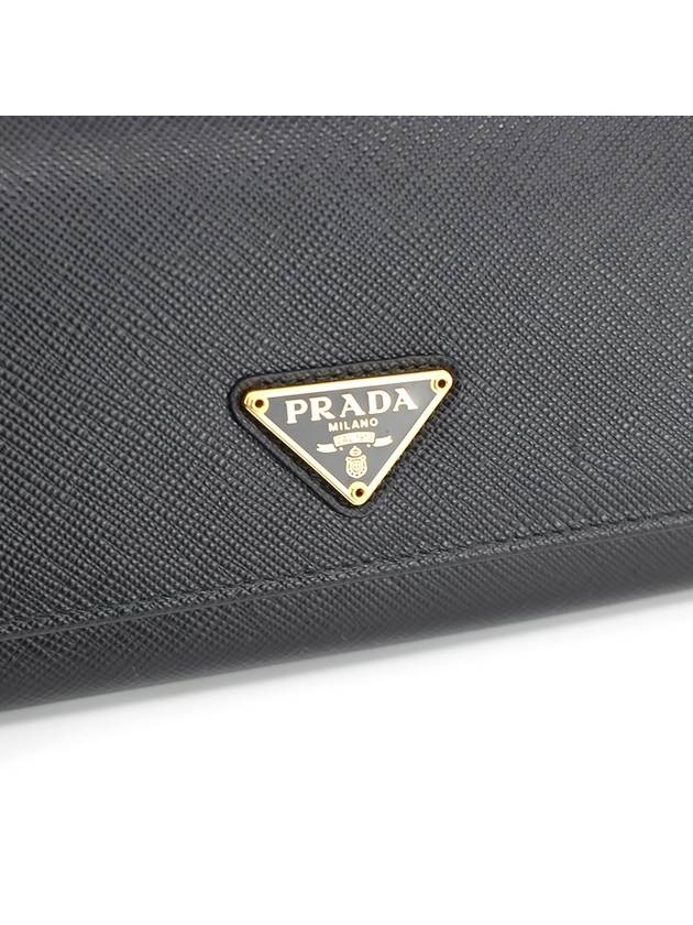 PD Sapphino triangle logo long wallet black PD41WT001 - PRADA - BALAAN 5