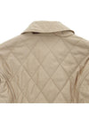 quilted padded jacket beige - BURBERRY - BALAAN.