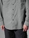 Big pocket overfit nylon shirt khaki - CODE I'M - BALAAN 4