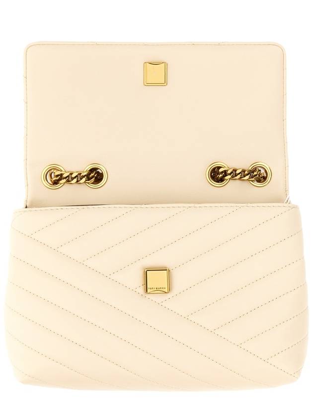 Kira Chevron Convertible Strap Small Shoulder Bag New Cream - TORY BURCH - BALAAN 10