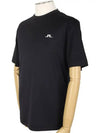 Ade Crew Neck Short Sleeve T-Shirt Black - J.LINDEBERG - BALAAN 5