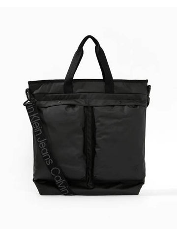 Jeans Ultralight Rubberized Helmet Shoulder Bag Black - CALVIN KLEIN - BALAAN 1