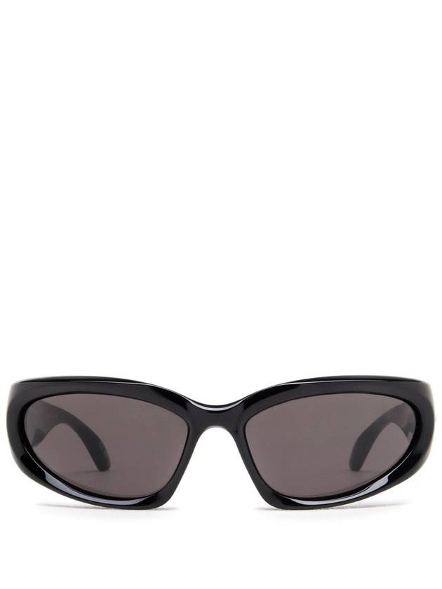 Eyewear Swift Acetate Oval Frame Sunglasses Black - BALENCIAGA - BALAAN 2