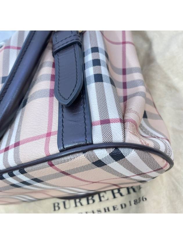 New product level PVC Haymarket Check Northfield Shoulder Bag - BURBERRY - BALAAN 5