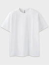 Supima Cotton Lux Short Sleeve T-Shirt White - NOIRER - BALAAN 3