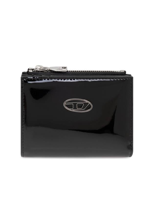 Play D Bi-Fold Card Wallet Black - DIESEL - BALAAN 2