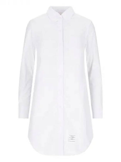 RWB Cotton Shirt Dress White - THOM BROWNE - BALAAN 2