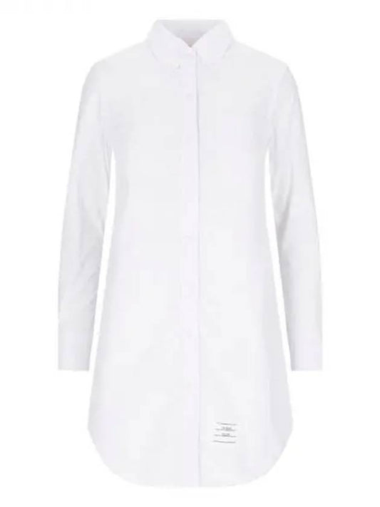 RWB Cotton Shirt Dress White - THOM BROWNE - BALAAN 2