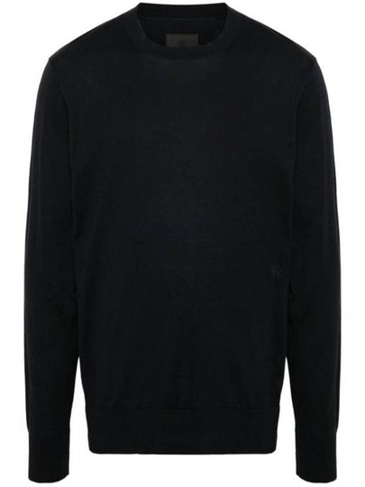 Cotton Silk Sweatshirt Night Blue - GIVENCHY - BALAAN 2