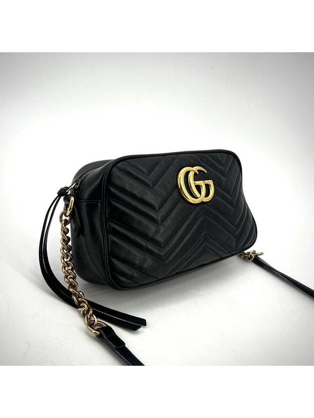 GG Marmont Matelasse Small Shoulder Bag 447632 - GUCCI - BALAAN 3