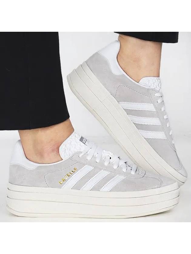 Gazelle Bold Low Top Sneakers Grey - ADIDAS - BALAAN 2