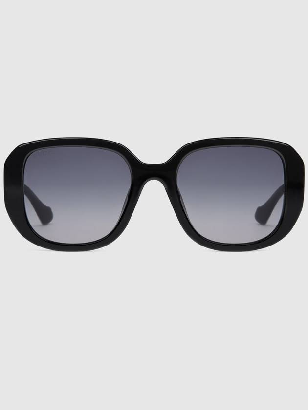 Specialized Fit Round Sunglasses Black - GUCCI - BALAAN 3