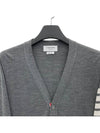 Diagonal armband wool cardigan MKC002A 038 - THOM BROWNE - BALAAN 3