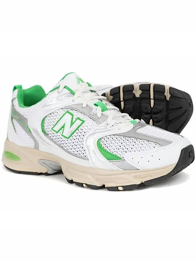 530 Low Top Sneakers Palm Leaf White - NEW BALANCE - BALAAN 3