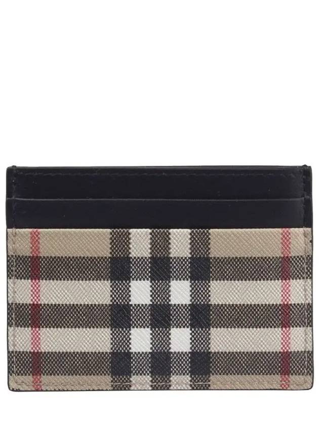 Vintage Check Card Wallet Beige - BURBERRY - BALAAN 2