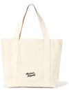 Fox Head Print Tote Bag Ecru - MAISON KITSUNE - BALAAN 4