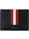 Talder Leather Card Wallet Black - BALLY - BALAAN 2