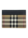 Vintage Check Card Wallet Beige - BURBERRY - BALAAN 2