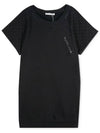 Men's diagonal zipper black short sleeve t-shirt 65154004 JKA004 A04 995 - BALMAIN - BALAAN 3