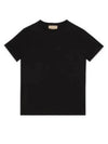 Monogram Logo Short Sleeve T-Shirt Black - GUCCI - BALAAN 2